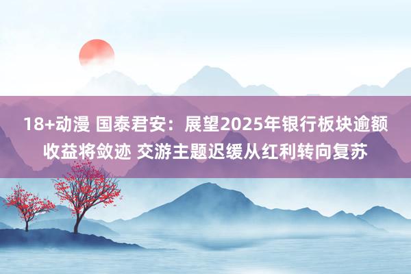 18+动漫 国泰君安：展望2025年银行板块逾额收益将敛迹 交游主题迟缓从红利转向复苏